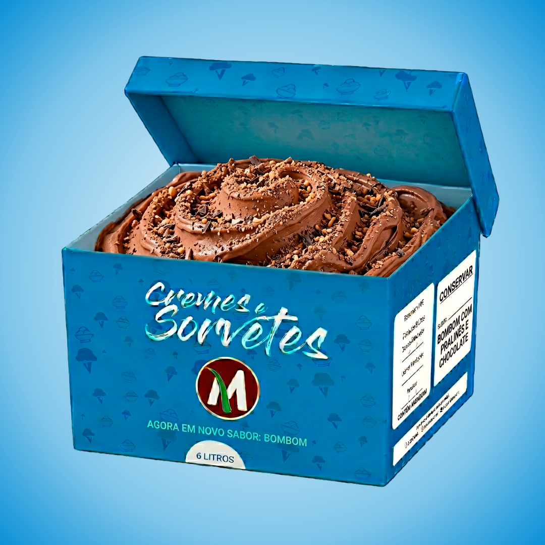 SORVETE BOMBOM 6L - D'Moura Açaí
