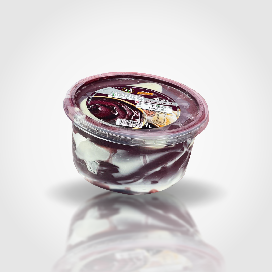 AÇAI PREMIUM C/ LEITINHO 1L - D'Moura Açaí