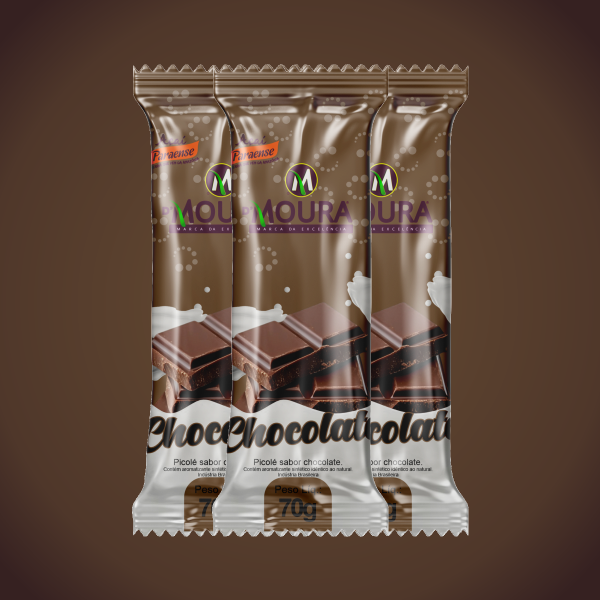 PICOLE TRADICIONAL CHOCOLATE - D'Moura Açaí