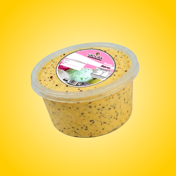 SORVETE DE MARACUJA TRUFADO 1 L - D'Moura Açaí
