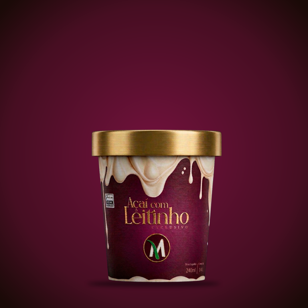 AÇAI C/ LEITINHO ESPECIAL 240ML - D'Moura Açaí