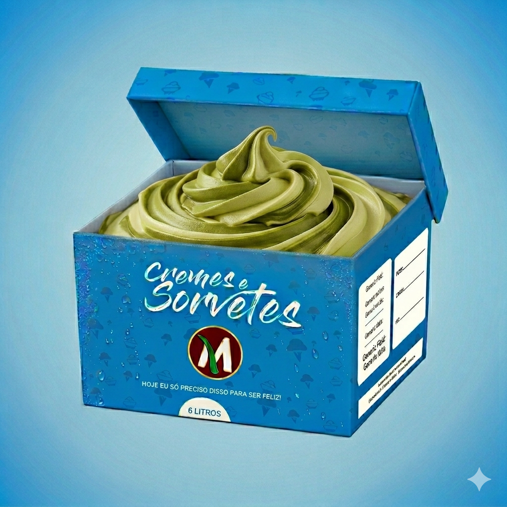 SORVETE PISTACHE 6L - D'Moura Açaí