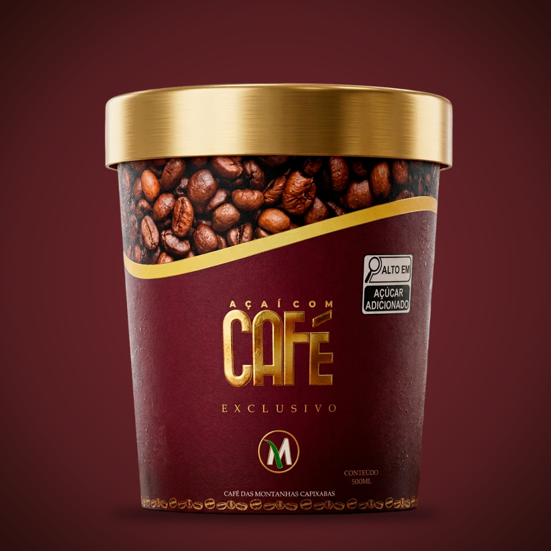 AÇAI C/ CAFE 500ML - D'Moura Açaí