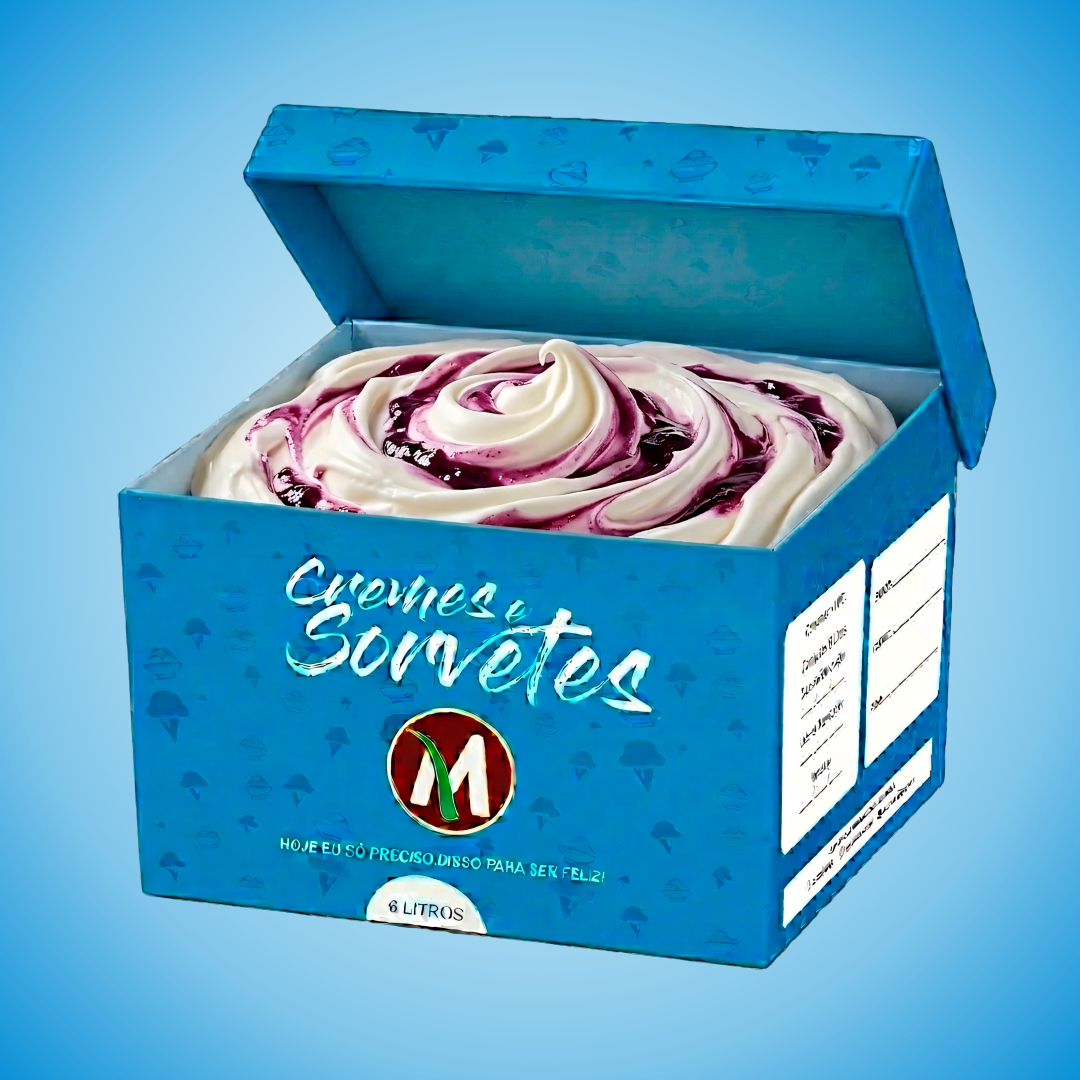 SORVETE DE IOGURTE GREGO 6L - D'Moura Açaí