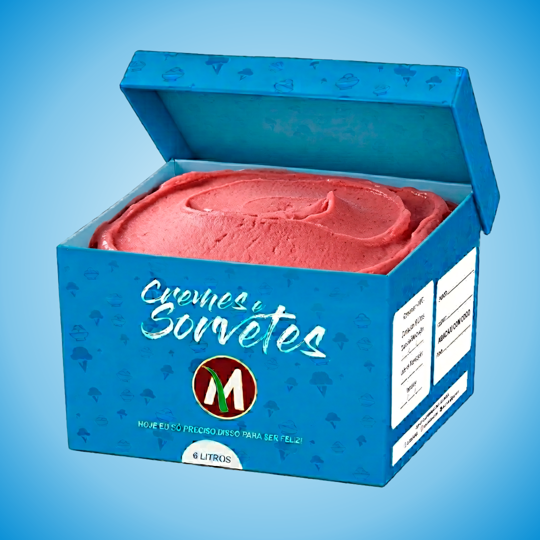 SORVETE CHICLETE 6L - D'Moura Açaí