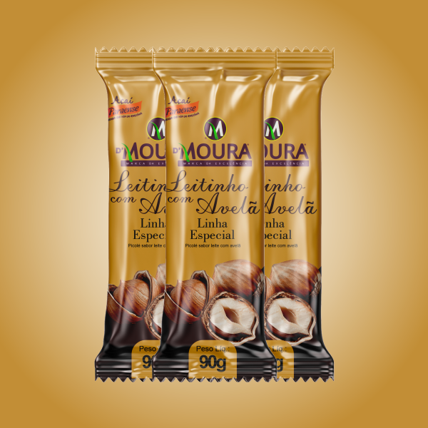 PICOLE ESPECIAL LEITINHO COM AVELA - D'Moura Açaí