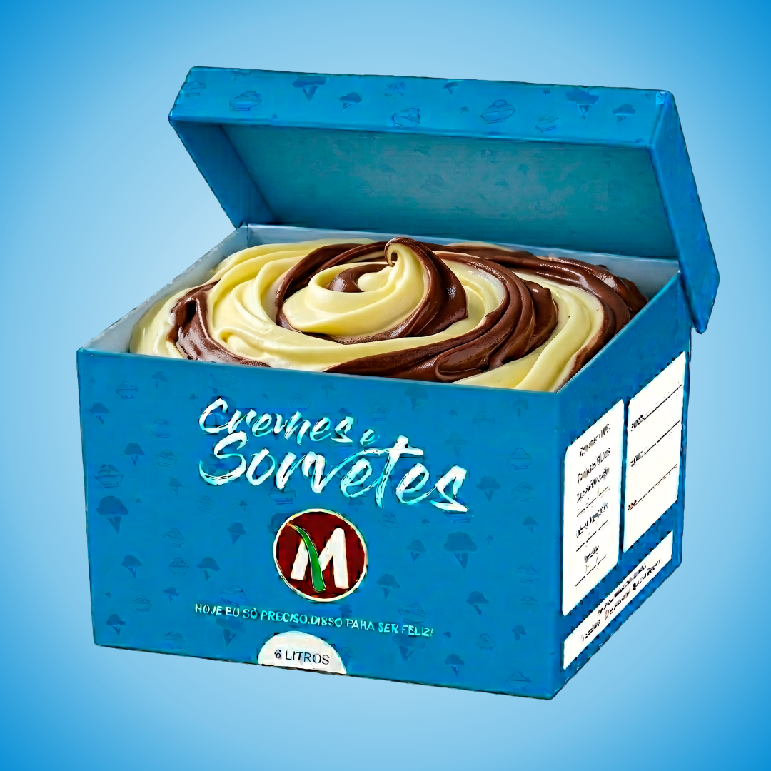 SORVETE DE LIMÃO C/ BROWNIE 6L - D'Moura Açaí
