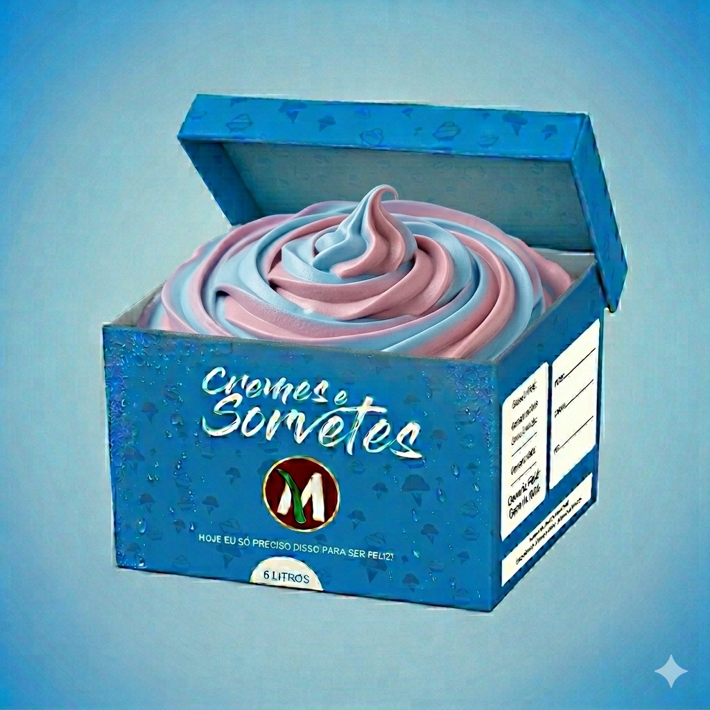 SORVETE UNICORNIO 6L - D'Moura Açaí