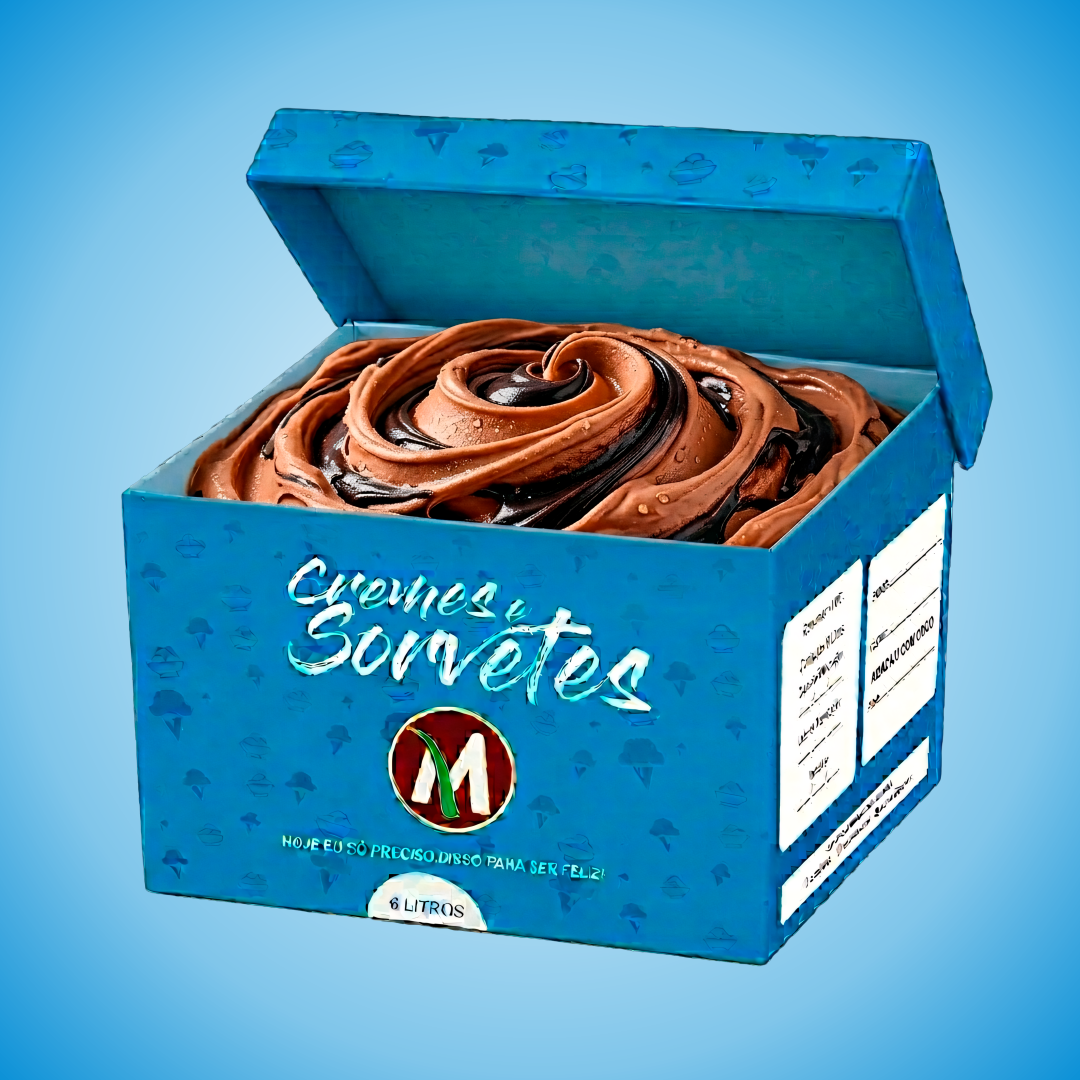 SORVETE CHOCOBROWNIE 6L - D'Moura Açaí
